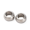 304 Stainless Steel European Beads STAS-P397-01B-P-2