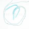 Natural Blue Topaz Beads Strands G-G914-2mm-12-2