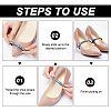 CRASPIRE 6 Pairs 6 Colors Anti-Loose Shoe Laces for High-Heeled Shoes DIY-CP0008-57-3