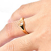 304 Stainless Steel Pave Clear Cubic Zirconia Finger Rings WG85DA0-06-2