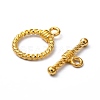 Tibetan Style Toggle Clasps X-TIBE-EA9138Y-G-FF-2