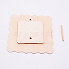 Unfinished Natural Wood Photo Frames WOOD-WH0110-29-2