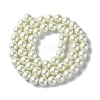 Eco-Friendly Dyed Glass Pearl Round Bead Strands X-HY-A002-8mm-RB011-2