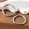 Tarnish Resistant 202 Stainless Steel Huggie Hoop Earrings EJEW-F111A-20mm-P-2