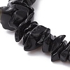 Natural Obsidian Chips Beaded Bracelet BJEW-JB09686-04-2