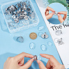 Unicraftale DIY Blank Dome Oval Finger Ring Making Kit DIY-UN0004-49-2