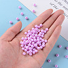 Opaque Acrylic Beads X-MACR-S370-C6mm-A03-5