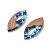Resin and Walnut Pendants FIND-R051-12D-2