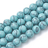 Synthetic Turquoise Beads Strands X-G-S295-11A-10mm-1