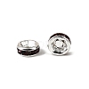 Brass Grade A Rhinestone Spacer Beads RSB036NF-16-2