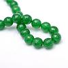 Natural White Jade Bead Strands G-R346-6mm-01-3
