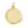Rack Plating Brass Enamel Pendants KK-R144-01G-03-2
