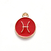 Alloy Enamel Pendants ENAM-S124-01B-07H-2