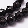 Natural Black Onyx Beads Strands G-N0171-12-8mm-3