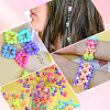 400Pcs Opaque Acrylic European Beads SACR-SP0001-01-6