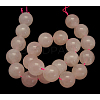 Natural Rose Quartz Beads Strands X-GSR18mmC034-2