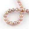 Natural Cultured Freshwater Pearl Beads Strands PEAR-R013-05-2
