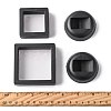 4Pcs 4 Styles Plastic 3D Floating Frame Display Holder ODIS-FS0001-02C-4