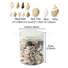 12 Styles Natural Mixed Shell Beads SSHEL-YW0001-05-2
