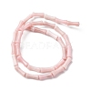 Natural Pink Opal Beads Strands G-L624-G06-12x5mm-3