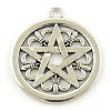 Tibetan Style Alloy Pendants X-TIBEP-R348-38AS-RS-1