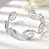 304 Stainless Steel Cuff Bangles for Women BJEW-Z150-01P-01-2