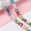 Handmade Lampwork Beads Strand LAMP-E028-01-3