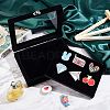 Rectangle Velvet Presentation Boxes for Brooch Badge Storage and Display CON-WH0095-05-6