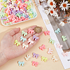 200pcs Opaque Acrylic Beads MACR-SP0001-45-3