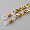 Iron Eyeglasses Chains AJEW-WH0038-28-2