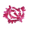 Dyed Natural Quartz Beads Strands G-Q606-24A-10-2
