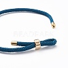 Braided Nylon Cord Bracelet Making MAK-A017-D01-05G-3