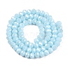 Electroplate Glass Beads Strands EGLA-A044-P6mm-A06-3