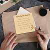 Wooden Commemorative Cards WOOD-WH0040-006-5
