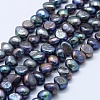 Natural Cultured Freshwater Pearl Beads Strands PEAR-K004-10C-1