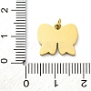 304 Stainless Steel Enamel Charms STAS-E550-46G-3