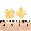 Two Tone Transparent Glass Bead Caps GLAA-Z020-02D-3