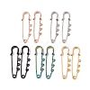Ion Plating(IP) 304 Stainless Steel Safety Pins Brooch Findings STAS-I673-06-1