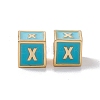 Rack Plating Brass Enamel Beads KK-B060-04G-06X-2