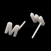 Hypoallergenic Bioceramics Zirconia Ceramic Stud Earrings EJEW-F340-04M-2