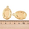 304 Stainless Steel Pendant Cabochon Settings STAS-D390-18G-3