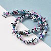 Synthetic Turquoise Dyed Beads Strands G-P507-04F-2