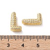 Rack Plating Brass Micro Pave Cubic Zirconia Slide Charms KK-C084-34G-L-3