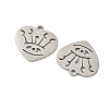 201 Stainless Steel Pendants STAS-P428-02A-P-2
