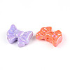 UV Plating Opaque Acrylic Beads OACR-N143-07-2