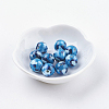 Spray Painted Resin Beads RESI-E009-12mm-03-2