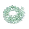 Anti-Tarnish Electroplate Glass Beads Strands GLAA-N064-10mm-12-3
