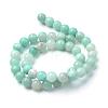 Natural Amazonite Beads Strands G-T055-4mm-17-2