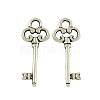 Tibetan Style Alloy Pendants TIBEP-16626-AS-RS-1