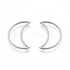 Non-Tarnish 201 Stainless Steel Linking Rings STAS-N090-T20-1-1